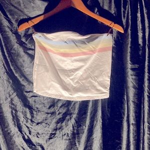 American Eagle strapless crop top